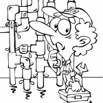 Hydraulik przy rurach