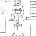 Girl Construction Worker