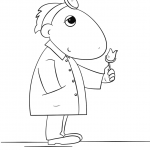 Cartoon Dentist Doctor with a Tooth...