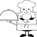 Karykatura szefa kuchni...
