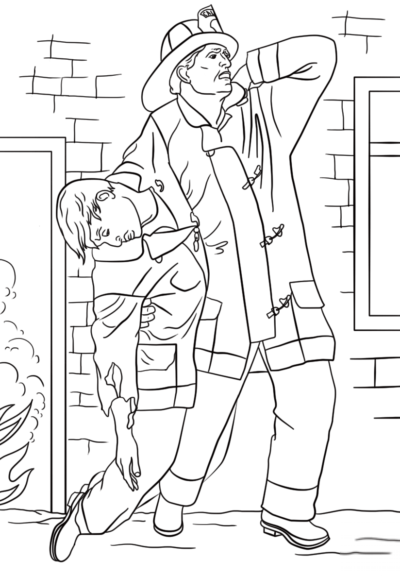 Firefighter Rescues Man from House...