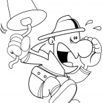 Fireman Ringing a Bell