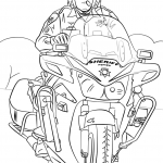 Sheriff on Motorcycle