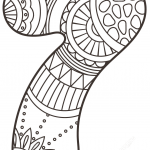 Number 7 Zentangle