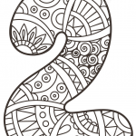 Number 2 Zentangle