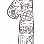 Number 1 Zentangle