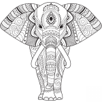 Zentangle Elephant