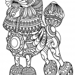 Poodle Zentangle