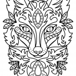 Zentangle Fox Head