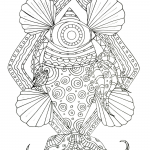 Fish with Tribal Pattern