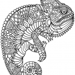 Chameleon Zentangle
