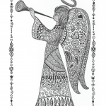Angel Zentangle