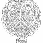 Unicorn Fish with Tribal Pattern