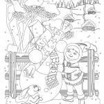 A Little Girl is Giving a Present...