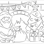 Santa Claus Bringing Presents in...