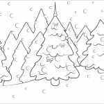 Christmas Tree in the Forest