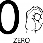 Znak ASL numer zero