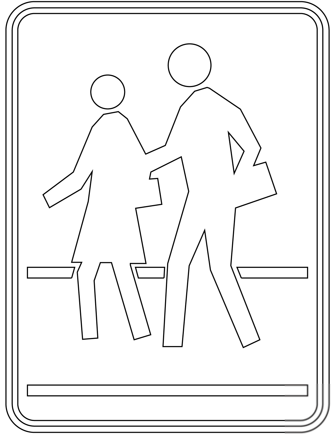 "School Crossing" sign in Ontario