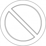 Znak B-35: zakaz postoju