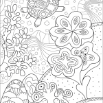 Cute Sea Turtle in Coral Reef