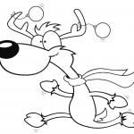 Cartoon Christmas Reindeer