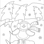 Cute Penguin Ice Skating