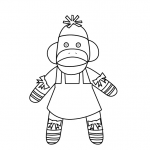 Mrs. Sock Monkey