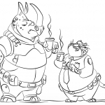 McHorn i Benjamin Clawhauser ze...