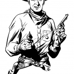 Cowboy with Two Guns